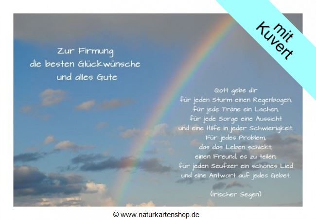 Firmungskarte &quot;Alles Gute&quot;