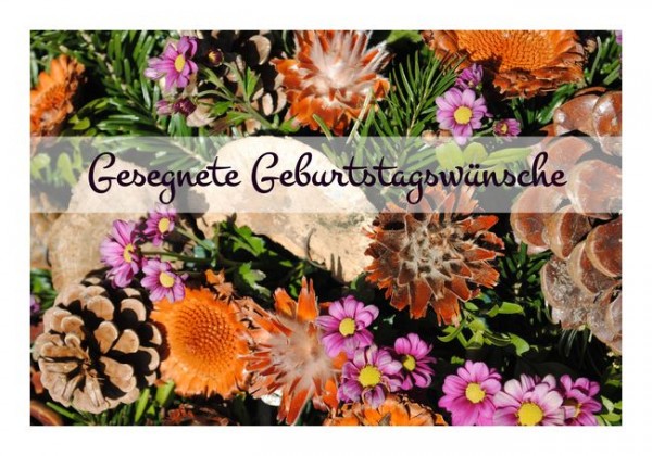 Christliche Geburtstagskarten "Segenswünsche"