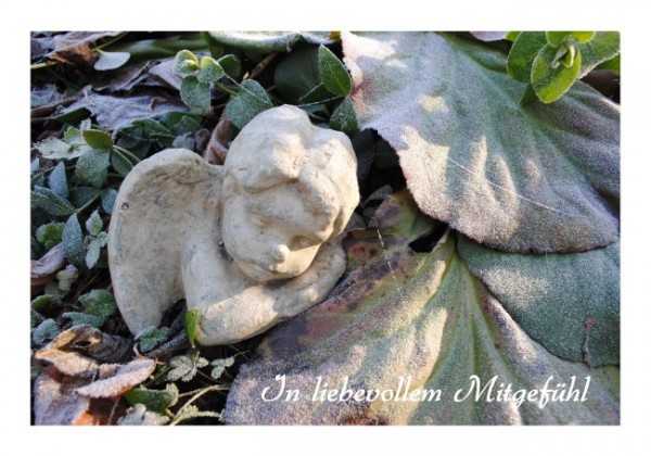 Kondolenzkarte "Engel"