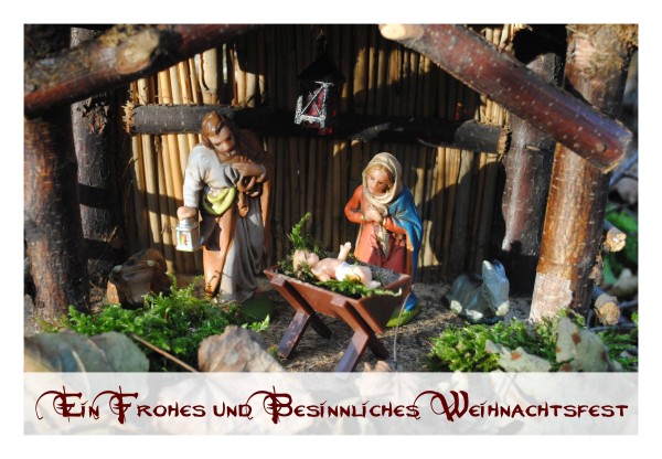 Weihnachtskarte "Krippe"