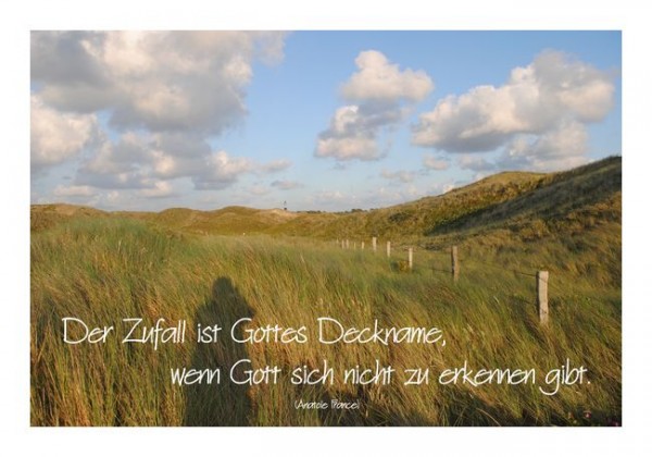 Christliche Karten "Gottes Deckname"