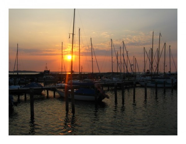 Romantische Karten "Hafen"