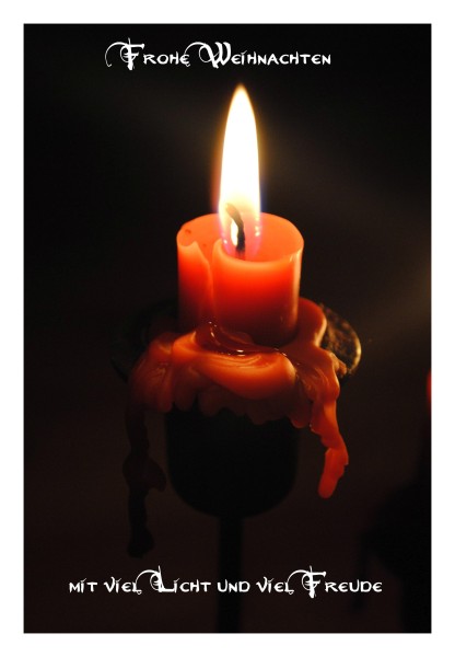 Weihnachtskarte "Advent"