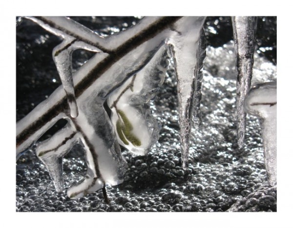 Schneekarte "Eiszapfen"