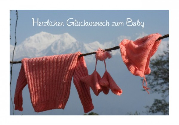 Glückwünsche zur Geburt "Baby"
