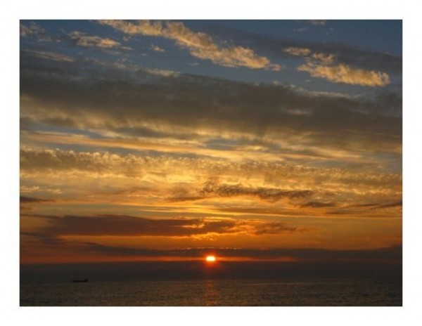 Glückwunschkarten "Sonnenuntergang"