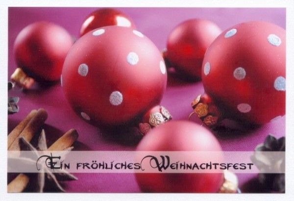 Weihnachtswünsche "Fröhliches Weihnachtsfest"
