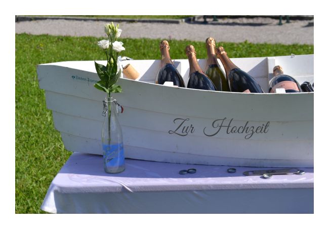 Hochzeitskarten "Traumschiff" KLAPPKARTE & KUVERT Naturzauber