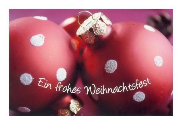 Weihnachtskarten "Christbaumkugeln"