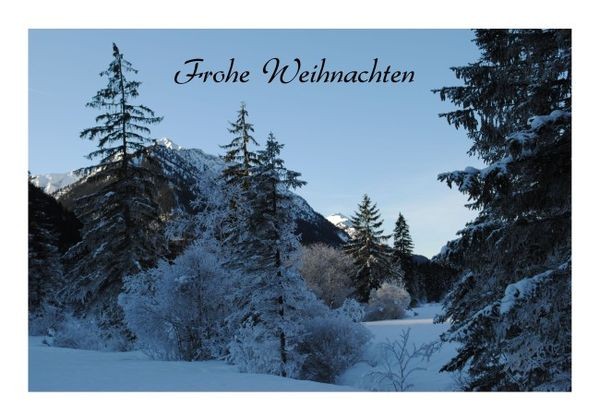 Weihnachtsgrüsse "Winterlandschaft 2"