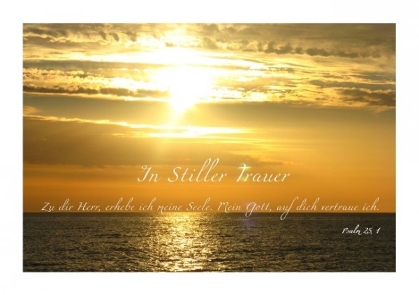 Beileidskarte "Seele"