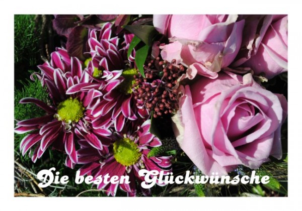 Geburtstagskarten "Blumenstrauß"