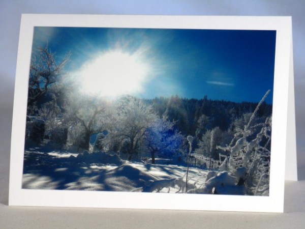 Schneekarte "Winterstimmung"