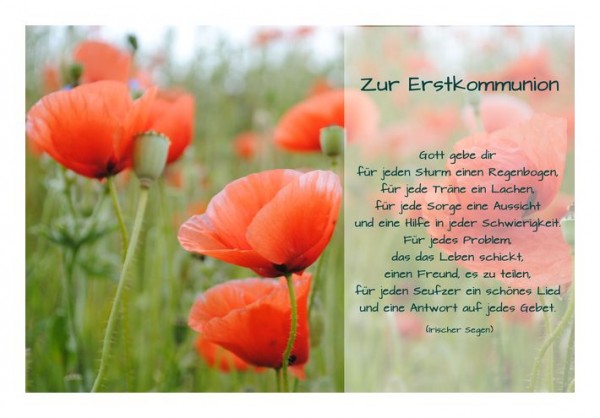 Kommunionkarten "Herzenswünsche"