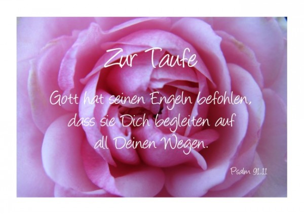Taufkarten "Engel"