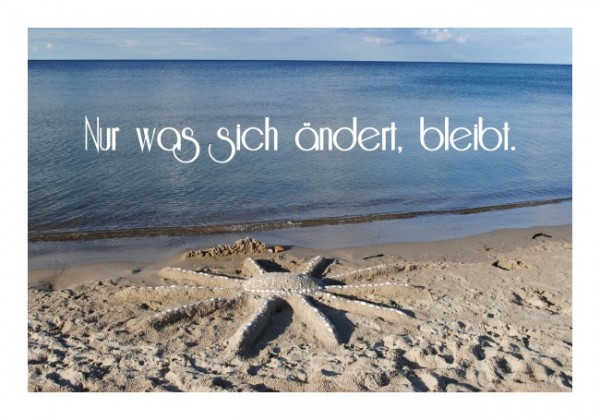 Spruchkarten "Veränderung"