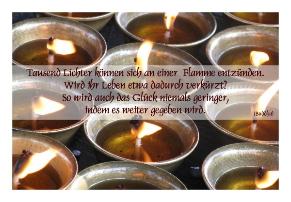 Sprüchekarte "Glück"