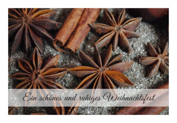 Exklusive Weihnachtskarten "Weihnachtssterne"