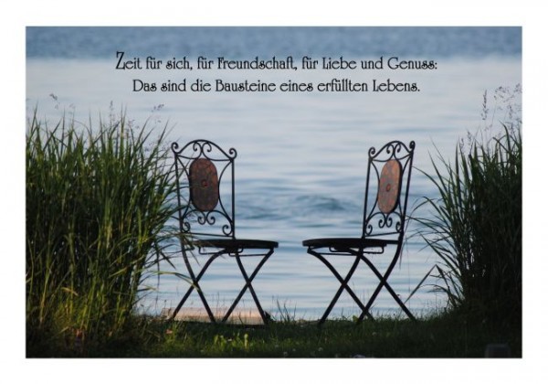 Spruchkarte "Zeit für sich"