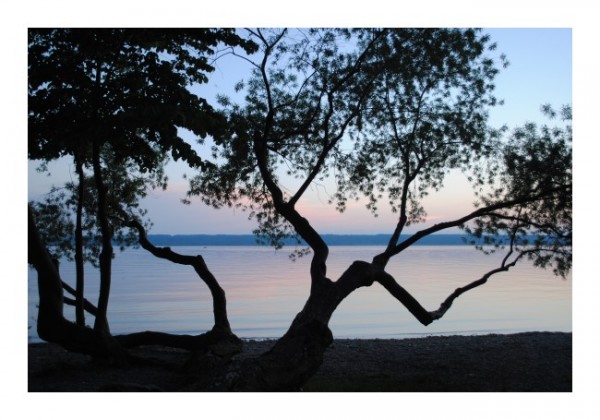 Grußkarten romantisch "Zaubersee"