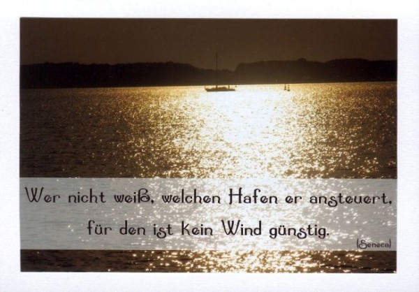 Karten mit Sprüchen "Lebensziel"