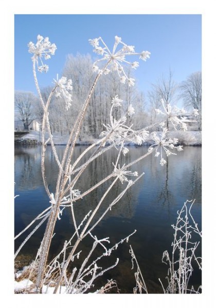 Winterpostkarten "Wintersee"