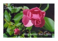 Geburtstagsgrüße "Rose" Geburtstagsgrüße "Rose"