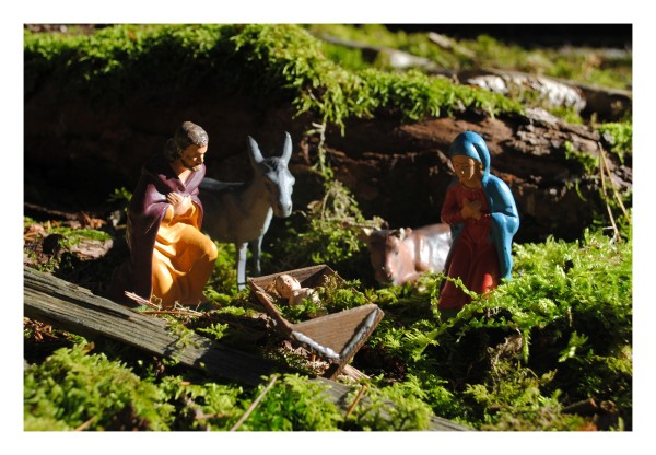 Weihnachtskarte "Heilige Familie"