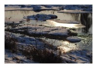 Winterpostkarten "Winterfluss-2" Winterpostkarten "Winterfluss-2"