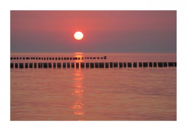 Grußkarten romantisch "Sonnenmeer 2"