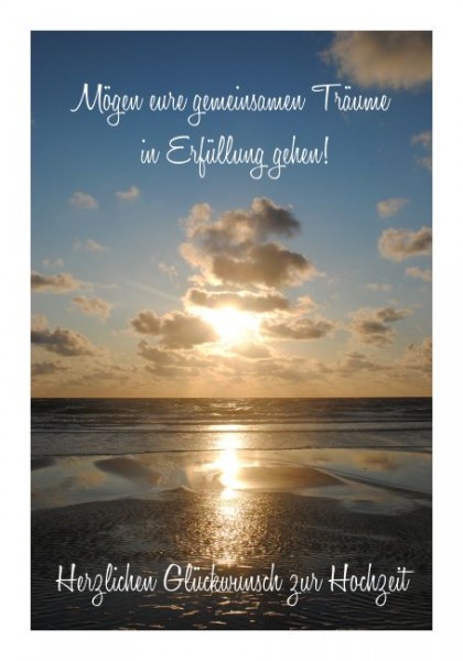 Hochzeitskarten "Meer"