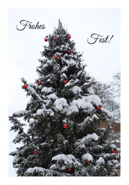 Weihnachtskarte "Weihnachtstanne"