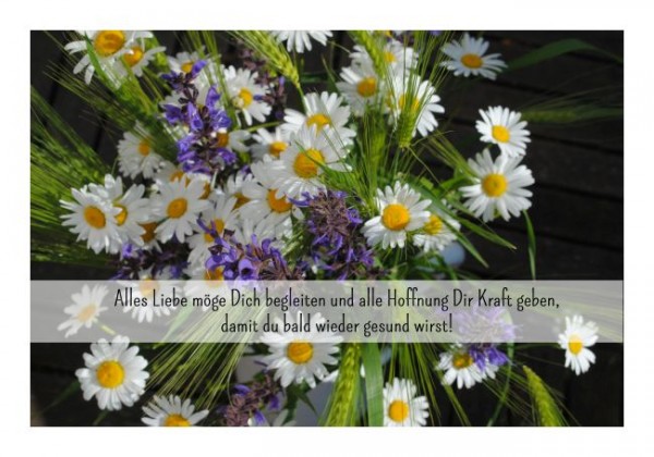 Genesungskarten "Liebe und Hoffnung"
