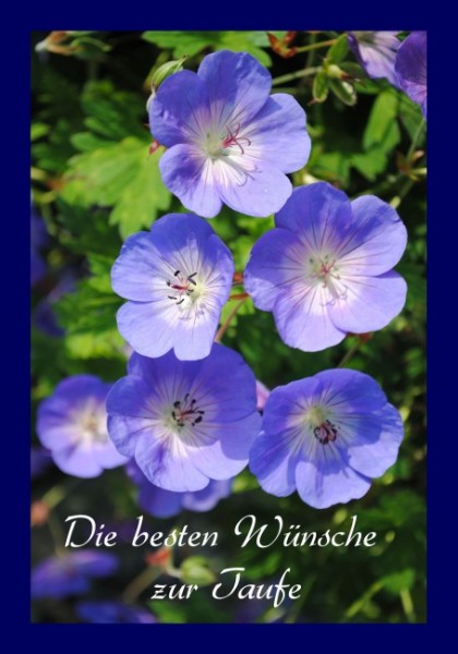 Taufkarten "Glückwünsche"