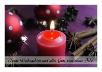 Neujahrskarte "Weihnachtsstimmung" Neujahrskarte "Weihnachtsstimmung"