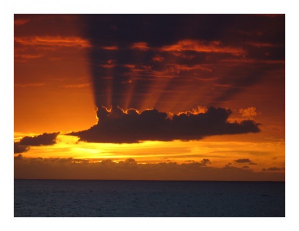 Romantische Karten "Lichtwolken"