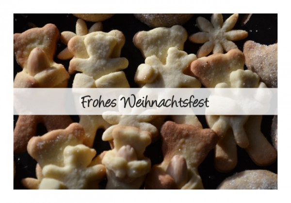 Weihnachtskarte "Weihnachtsgebäck"