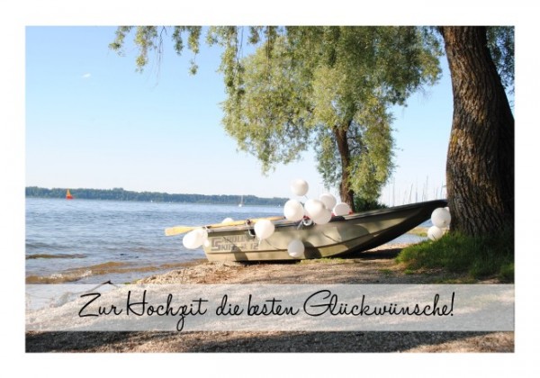 Glückwünsche zur Hochzeit "See"