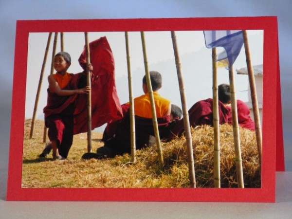 Grußkarten "Tibetischer Junge"