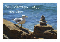 Geburtstagskarte "Seemöwe" Geburtstagskarte "Seemöwe"