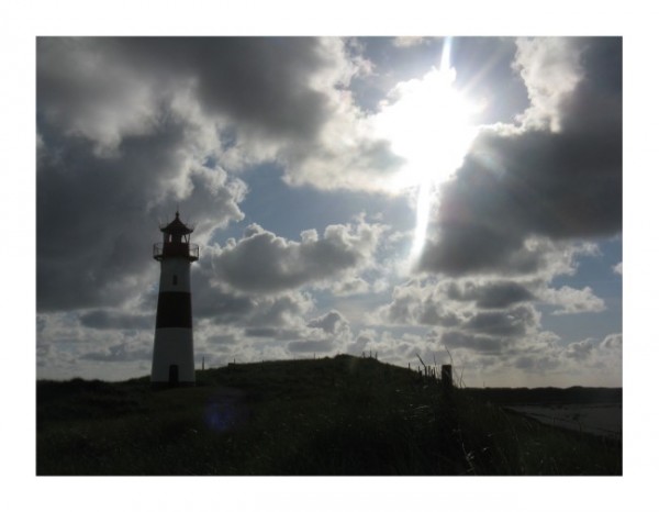 Grußkarten romantisch "Leuchtturm"